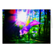 PINK TRILLIUM GREETING CARD (Voorkant Horizontaal)