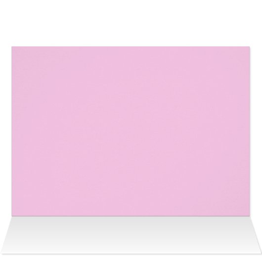 PINK TRILLIUM GREETING CARD (Binnen Horizontaal (Boven))