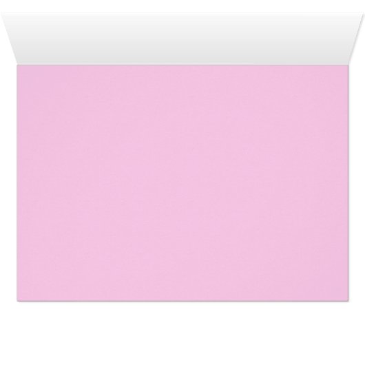 PINK TRILLIUM GREETING CARD (Binnen Horizontaal (Onder))