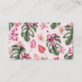 Pink Tropical Books Kaart (Achterkant)