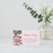 Pink Tropical Books Kaart (Staand voorkant)