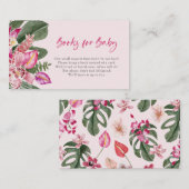 Pink Tropical Books Kaart (Voorkant / Achterkant)