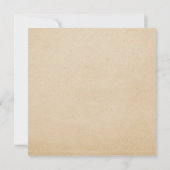 Pink Tropical Floral Wedding Invite Kaart (Achterkant)