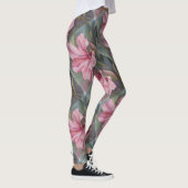 PINK TROPICAL HIBISCUS | LEGGINGS (Rechts)