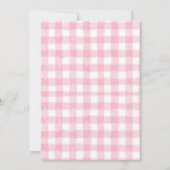 Pink Truck Baby Het is koud buiten Baby shower Kaart (Achterkant)