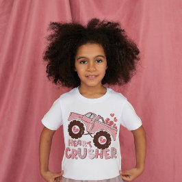 Pink Truck Heart Crusher T-shirt
