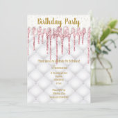 PINK TUFTED CAKE ALL OCCASION BIRTHDAY KAART (Staand voorkant)