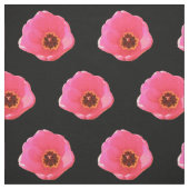 Pink Tulip Floral Patterned Fabric Stof (Swatch)