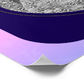 Pink Tulip Flowers Lijst Creëer Uw eigen foto Poster (Hoek)