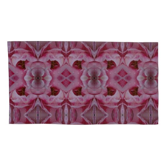 Pink Tulip Ikat Too Kussensloop (Achterkant-Rechts)