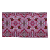 Pink Tulip Ikat Too Kussensloop (Achterkant-Links)