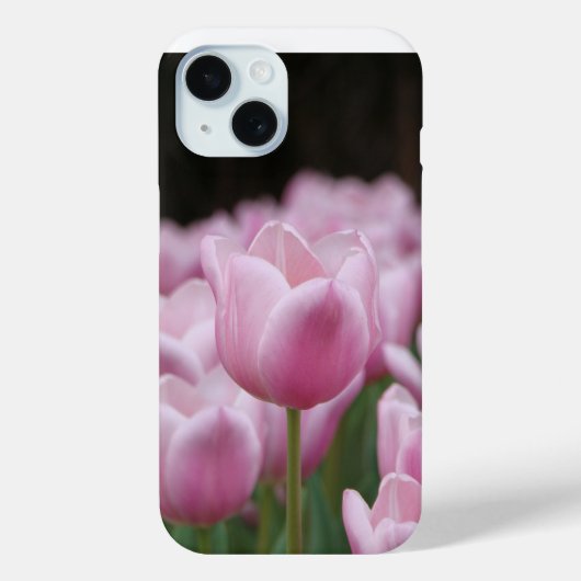Pink tulip phone case (Achterkant)