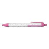 Pink Tulips Custom Name Pen (Bovenkant)