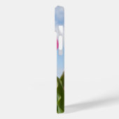 Pink Tulips iPhone Case – Floral Nature Aesthetic (Achterkant / Links)