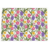 Pink Tulips, Yellow Daffodils, Purple Hyacinths Groot Cadeauzakje (Voorkant)