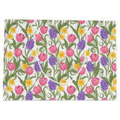 Pink Tulips, Yellow Daffodils, Purple Hyacinths Groot Cadeauzakje (Achterkant)