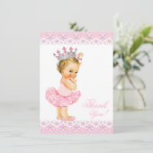 Pink Tutu Princess Baby shower Bedankt