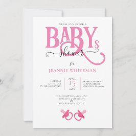 PINK TWIN MEISJE BABY SHOWER MET VERPAKKING KAART