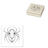 Pink Twink Spider Rubberstempel (Gestempeld)