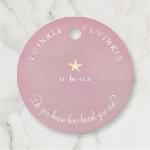 Pink Twinkle Little Star Baby shower Verjaardag