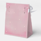 Pink Twinkle Little Star Sky Baby shower Bedankdoosjes (Achterkant)