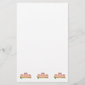 Pink Uilen Design Briefpapier (Achterkant)
