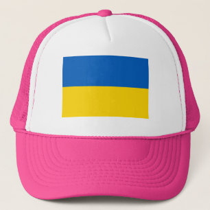 PINK Ukraine National Flag Trucker Pet