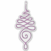 Pink Unalome  Sticker (Voorkant)