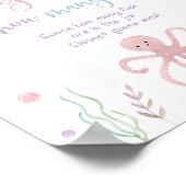 Pink Under the Zee Verjaardagsraad Hoeveel spel Poster (Hoek)