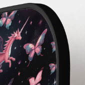 Pink Unicorn Dragon Mix Pickleball Paddle (Links Detail)