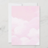 Pink Unicorn Four ever Magical Fourth Birthday Kaart (Achterkant)