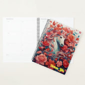 Pink Unicorn & Peony Dreamscape Fantasy Planner (Display)