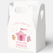 Pink Unique Circus Beer Monkey Baby shower Bedankdoosjes (Open)