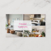 Pink Vacation Rental Guest House QR-code Visitekaartje (Voorkant)