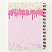 Pink Vainilla Frosting Drip & Sprinkle Recipe Notitieboek (Achterkant)