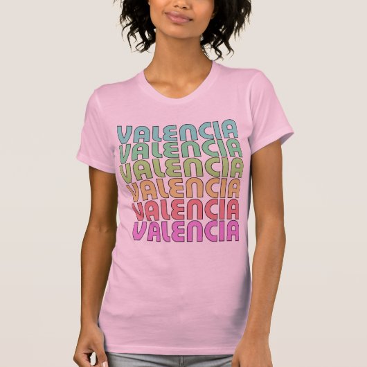 Pink Valencia Valencia T-shirt (Voorkant)