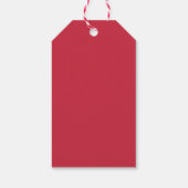 Pink Valentine Love is in the Air Bridal Shower Cadeaulabel (Achterkant)