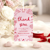 Pink Valentine Love is in the Air Bridal Shower Cadeaulabel