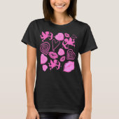 Pink Valentine's Pattern T-shirt (Voorkant)