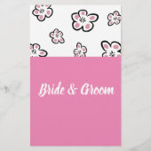 PINK VAN MIJN GEHEUGEN VRIJGEZELLENFEEST GAME KAAR FLYER (Achterkant)