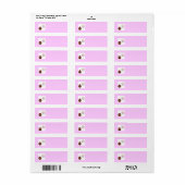 PINK VANILLA CHOCOLATE CUPCAKES SPRINKLES BAKING B ETIKET (Full Sheet)