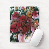 "Pink Vase" Floral Mousepad Muismat (Met muis)