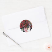 "Pink Vase" Floral Sticker (Envelop)
