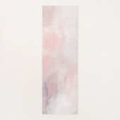 Pink Venetiaanse Abstracte Waterverf Yogamat (Achterkant)