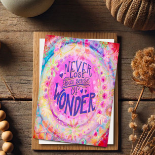 Pink Verlies nooit je Wonder Kaart