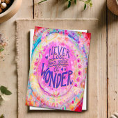  Pink Verlies nooit je Wonder Kaart