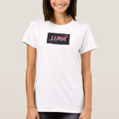 Pink Vert Luna T-shirt (Voorkant)