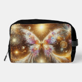 Pink Vibrant Celestial Butterfly Toilettasje (Achterkant)