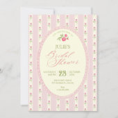 Pink vintage bridal shower kaart (Voorkant)