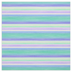Pink Violet Paars Turquoise Blue Stripes Pattern Stof
